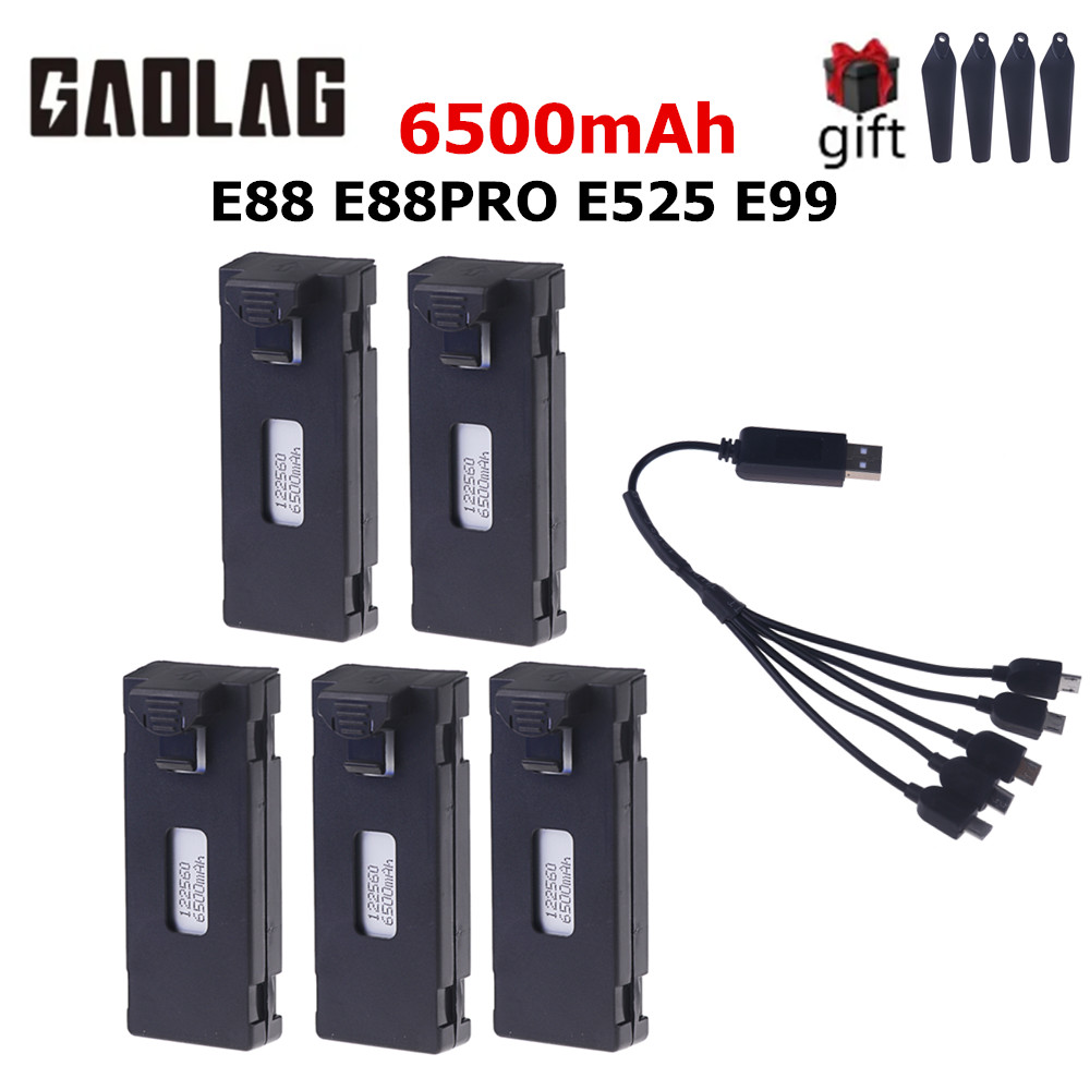 Drone Rc S1S - 3,7 v 6500mah drohnen batterie für
