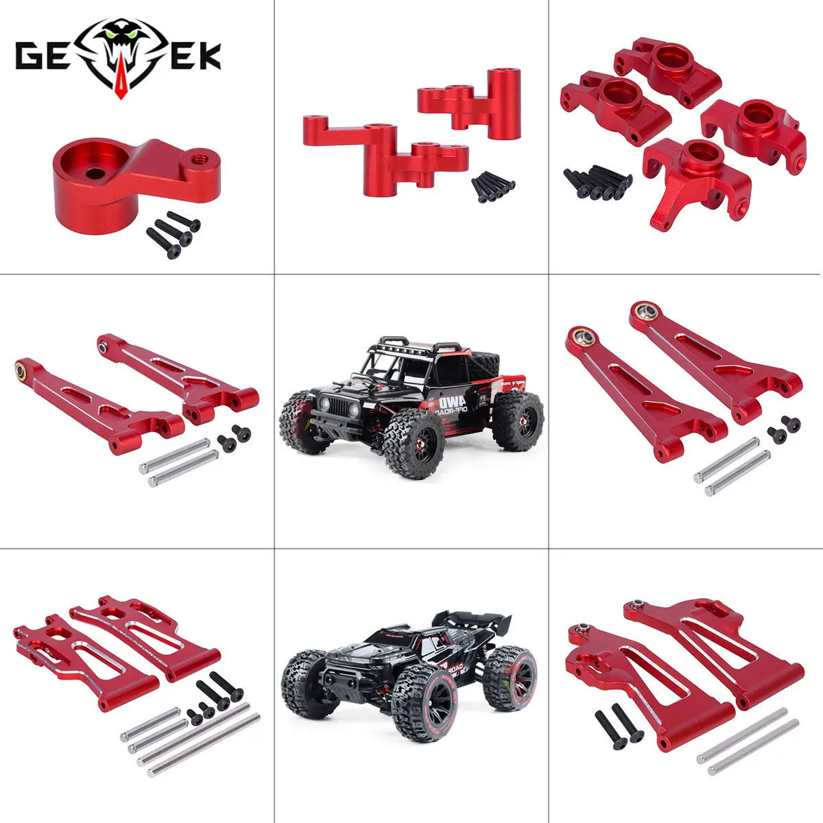 Rc Drift Car Kit - CNC Aluminium Lenkungskupplung Vordere und Hintere