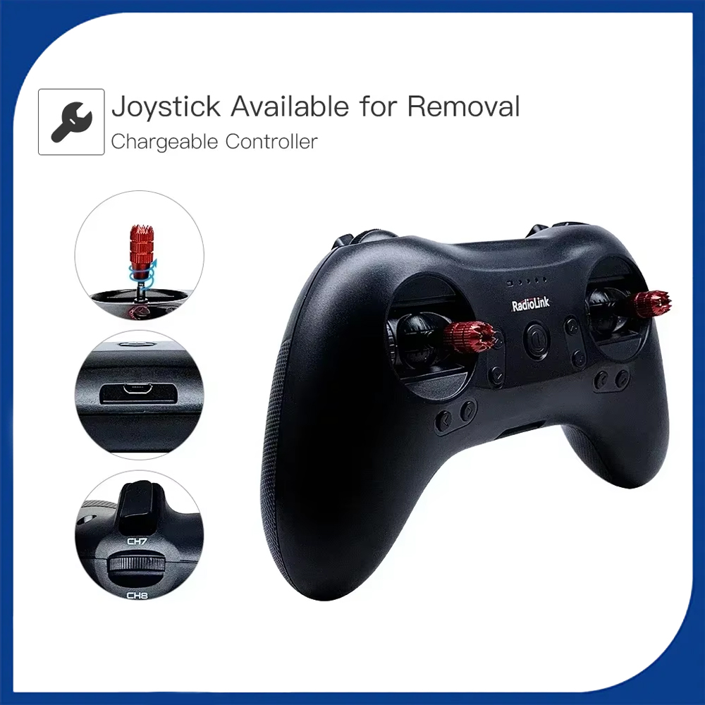 Drone Rc Game - Radiolink T8S 8-Kanal 2,4G RC-Sender mit