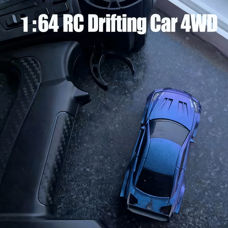 Rc Drift Car Kit - Mini 1:64 4WD RC Drift Auto