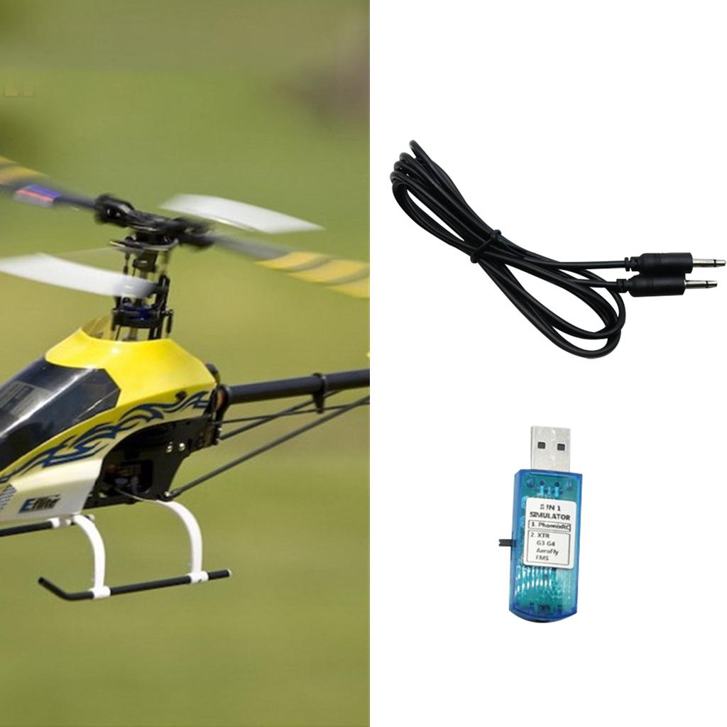 Drone Rc Game - RC-Modell-Simulations-Spiel-Dongle für Drohnen-FPV-Komplettset und Flugzeug-Anfänger-Übungsgerät