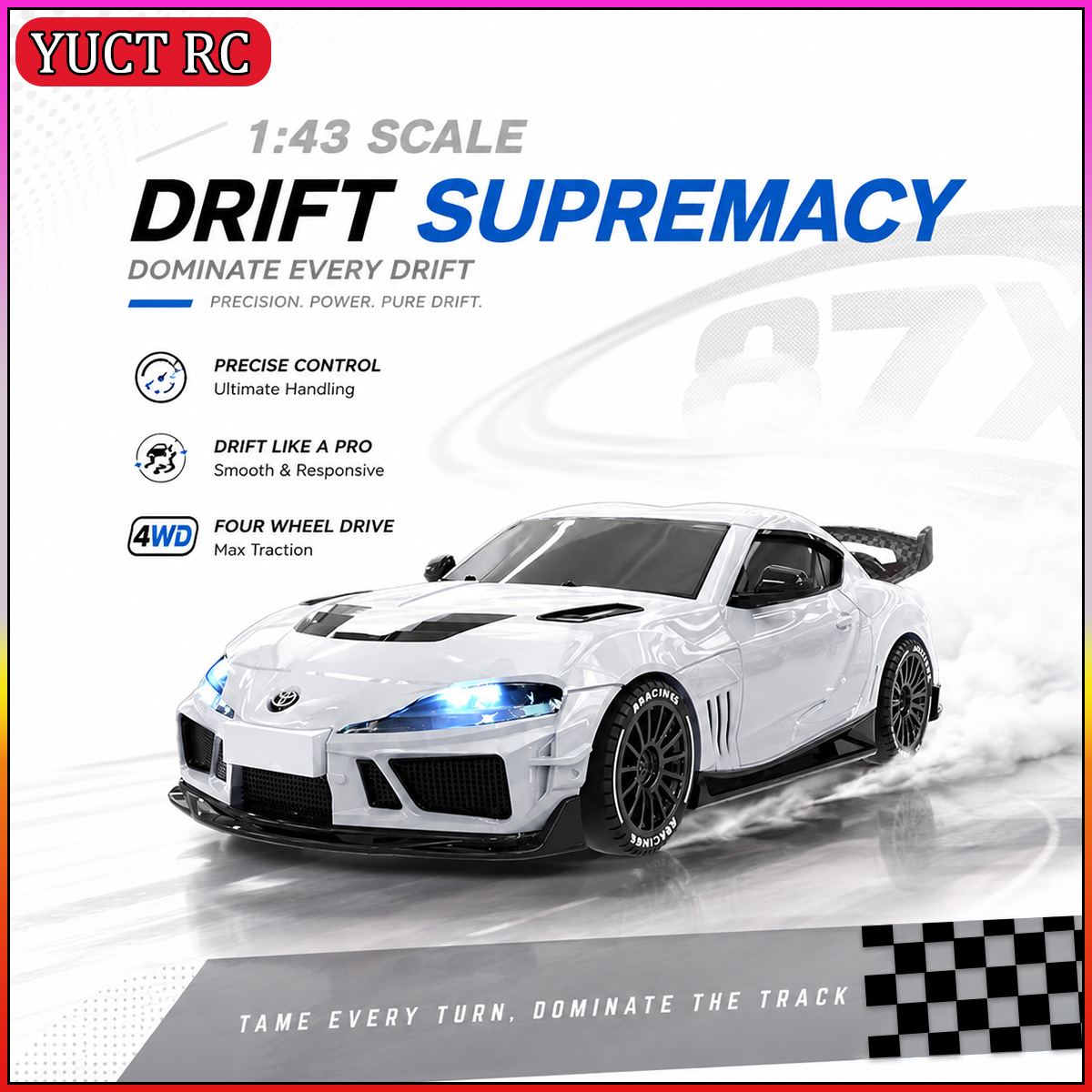 JXC SP4301 1087X Supra 1/43 Mi – Rc Drift Car Kit Bewertung und Preis