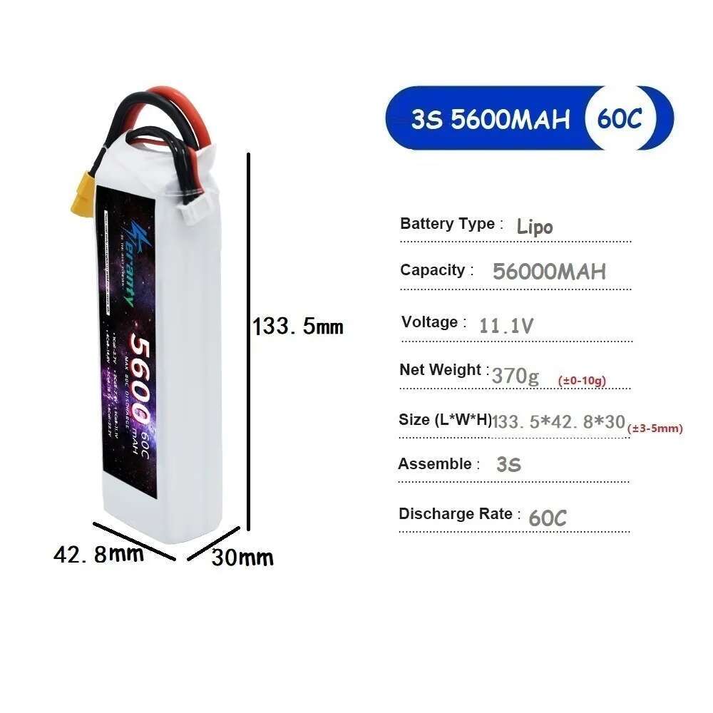 TERANTY 5600MAH 60C 2S 3S 4S 6 – Rc Drift Car Kit Bewertung und Preis
