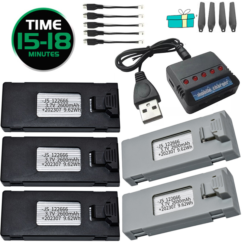 3,7 V 2600 mAh RC Drone Batter – Drone Rc S1S Bewertung und Preis