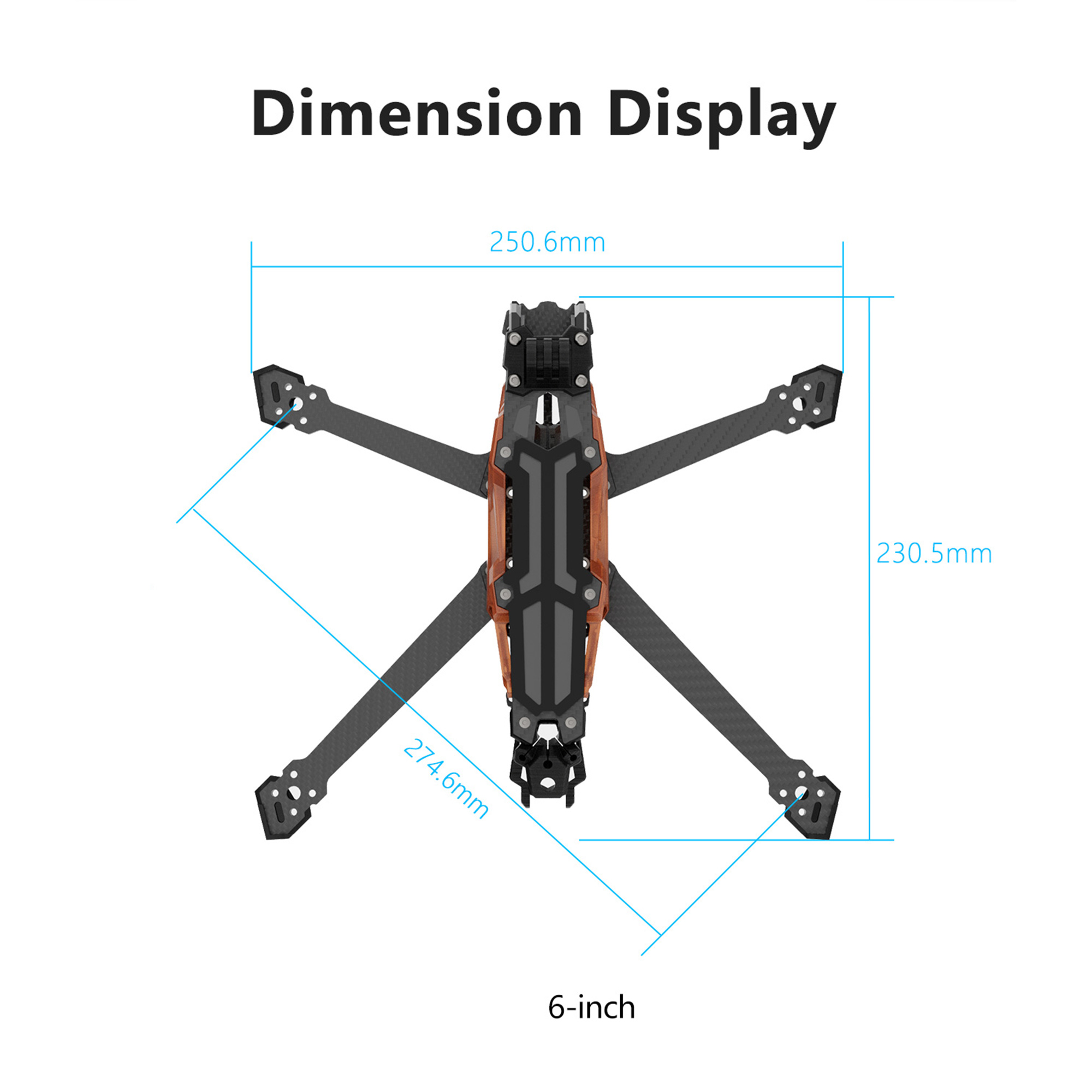 GEPRC GEP-Vapor-D5 D6 O4 Pro C – Quadcopter Frame Bewertung und Preis